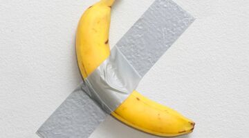 verkoper banaan in tranen