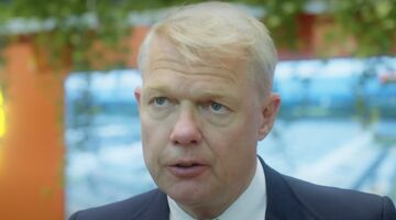 Remon Vos tijdens een interview over zijn bedrijf CTP