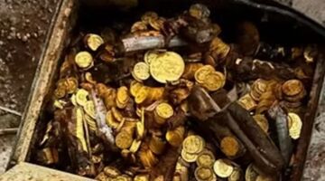 Loodgieter gouden munten