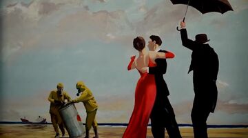 Banksy-schilderij Mark Hoppus Blink-182