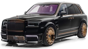De desbetreffende Rolls-Royce Cullinan MANSORY Linea D'Arabo