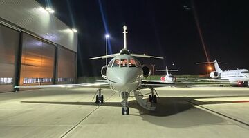 Het privévliegtuig van voormalig Formule 1-coureur Eddie Irvine