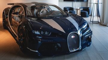 De Bugatti Chiron Super Sport in de lobby van hotel La Resèrve in Knokke-Heist