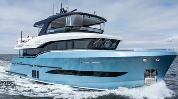 De Ocean Explorer van Steeler Yachts vaart over de Noordzee