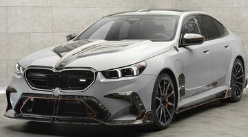 De BMW M5 Mansory.