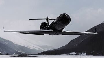 De privéjet van een Duitse ondernemer