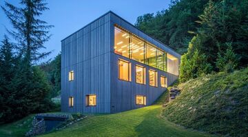 De minimalistische villa in Luxemburg.