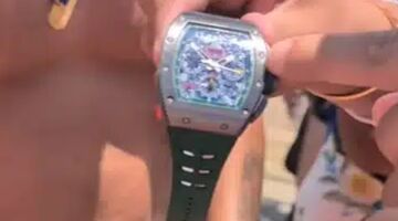 De Richard Mille die in de oceaan was gevallen
