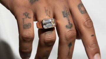 De nieuwe ring van American football-speler Odell Beckham jr.