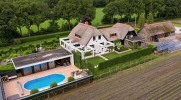 Het luxe landgoed in Friesland.