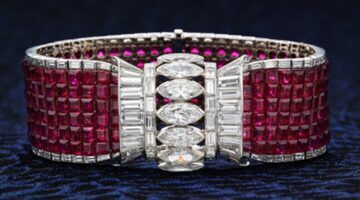 Een object uit de juwelencollectie van de veiling van Sotheby's.
