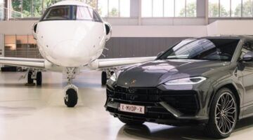 De Lamborghini Urus SE van Mathieu van der Poel