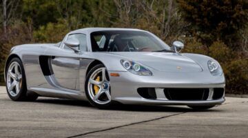 De Porsche Carrera GT die naar de veiling gaat