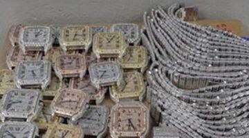 De neppe Cartier-horloges die werden onderschept.