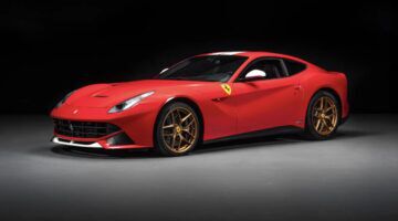 De Ferrari F12berlinetta die naar de veiling gaat