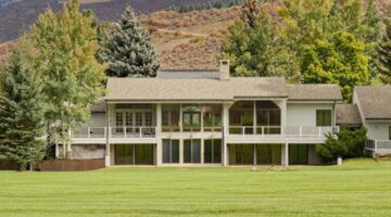 De enorme villa in Aspen