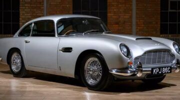 De gerestaureerde Aston Martin DB5