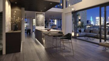 Het penthouse van Noa Lang in Rotterdam