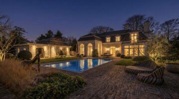 De villa van Harry van Zandwijk in Blaricum