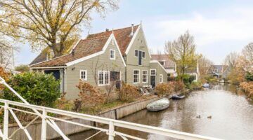 De woning van Frank Evenblij in Broek in Waterland