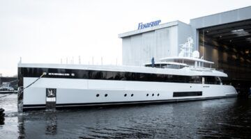 De buitenzijde van Feadship Project 717