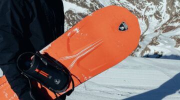 Het snowboard van Lamborghini