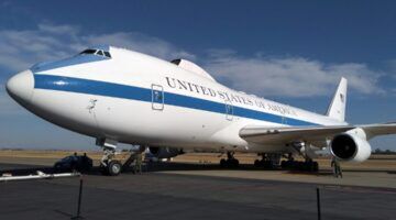 Het vliegtuig van Donald Trump