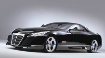 De linker voorzijde van de Maybach Exelero