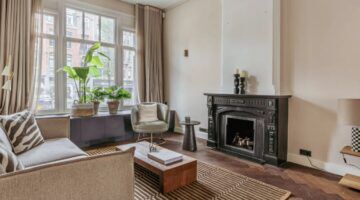 Monica Geuze (30) weet statige benedenwoning in Amsterdam-Zuid met stevige winst van de hand te doen