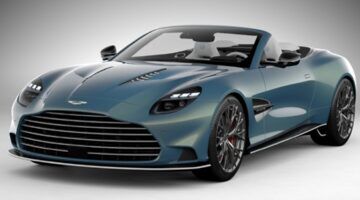 De Aston Martin Vanquish Volante Wave Edition.