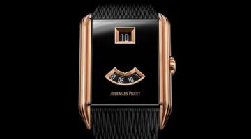 De voorzijde van de Audemars Piguet Neo Frame Jumping Hour