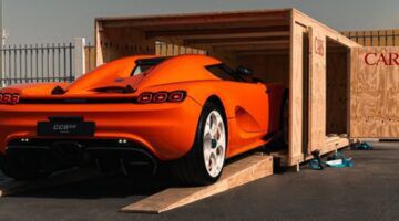 De eerste Koenigsegg CC850 van het Midden-Oosten