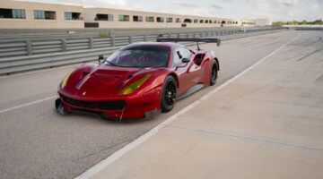 De Ferrari 488 GT3 die naar de veiling gaat