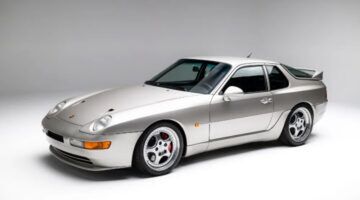 De Porsche 968 Turbo S uit 1993 die naar de veiling gaat