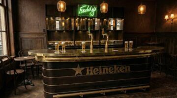 Freddy's Heineken Bar uit Hotel De L'Europe gaat naar de veiling