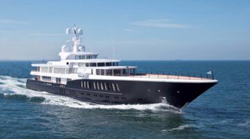 Het superjacht 'Air' van Feadship