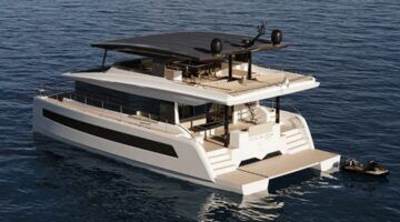 De nieuwe catamaran van VisionF