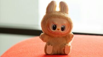 E&eacute;n van de Labubu-poppen van de maker Pop Mart