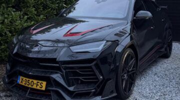 De in ere herstelde Lamborghini Urus MANSORY van Enzo Knol