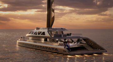 Het catamaranconcept van Royal Huisman
