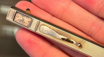 De vintage Cartier-pen van geelgoud