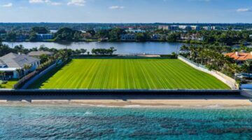 Het stuk grond in Florida