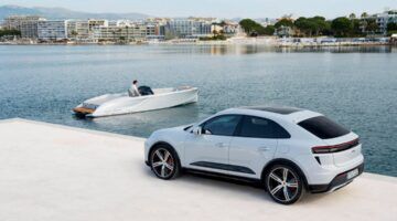 De boot van Porsche en Frauscher