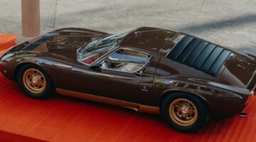 De gerestaureerde Lamborghini Miura