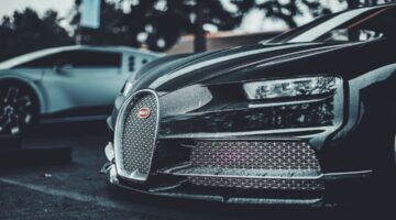 Een auto van Bugatti, ontwikkeld toen Porsche nog een Bugatti-aandeel bezat