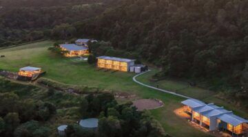 De ranch op het Australische platteland
