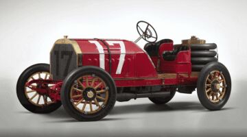 De rode Itala-auto