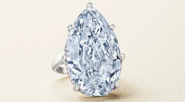 De blauwe diamant van Christie's