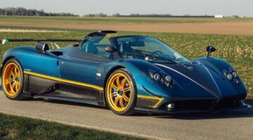 De Pagani Zonda die naar de veiling gaat