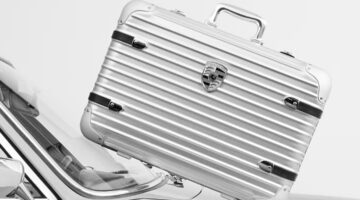 De koffer van Porsche en Rimowa